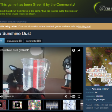 ISD has been greenlit on steam.